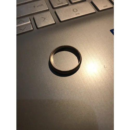 Obrączka złota pr. 585 waga 3g.