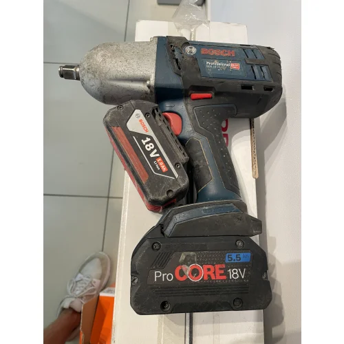 Klucz udarowy BOSCH GDS18V-LI BATERIA X2
